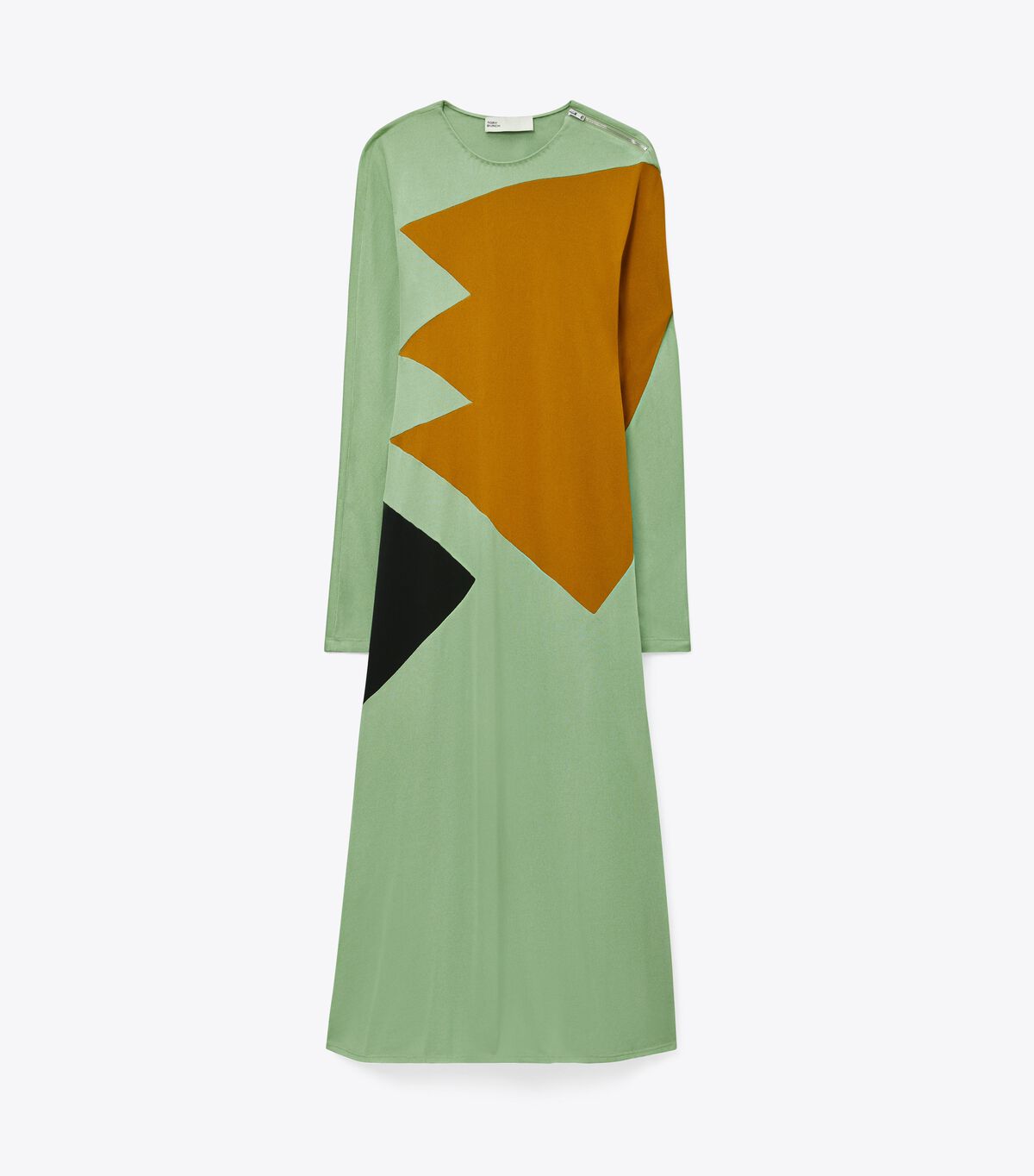 Women's Tory Burch Colorblock Honeycomb Jersey Dress Light Green | UBPLSC-476 - Tory Burch Outlet Sale