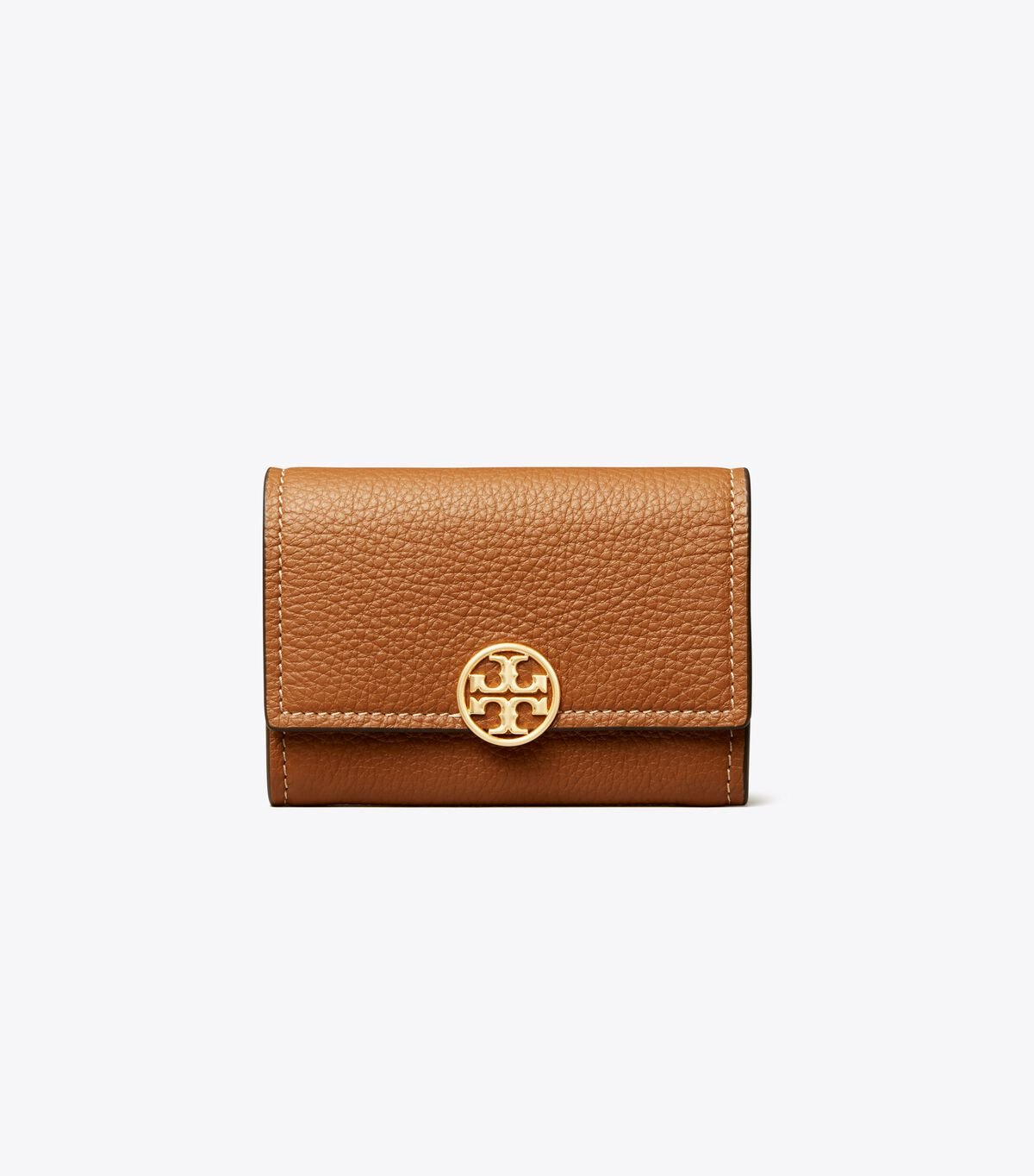 Women's Tory Burch Mini Miller Wallets Brown | QTEROM-645 - Tory Burch Outlet Sale