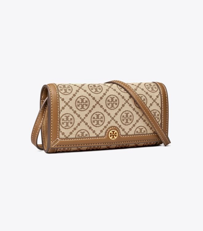 Women's Tory Burch T Monogram Crossbody Bags Beige | XNHJVS-084 - Tory Burch Outlet Sale