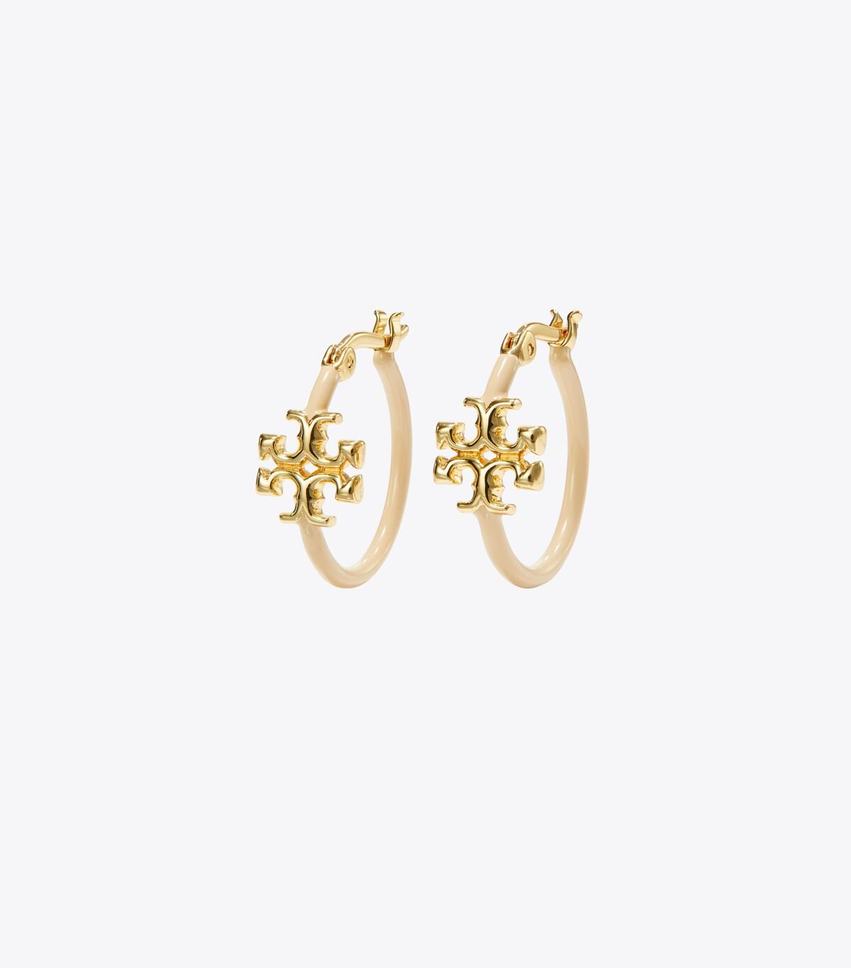Women's Tory Burch Eleanor Small Hoop Earrings Gold | WOPHAD-514 - Tory Burch Outlet Sale