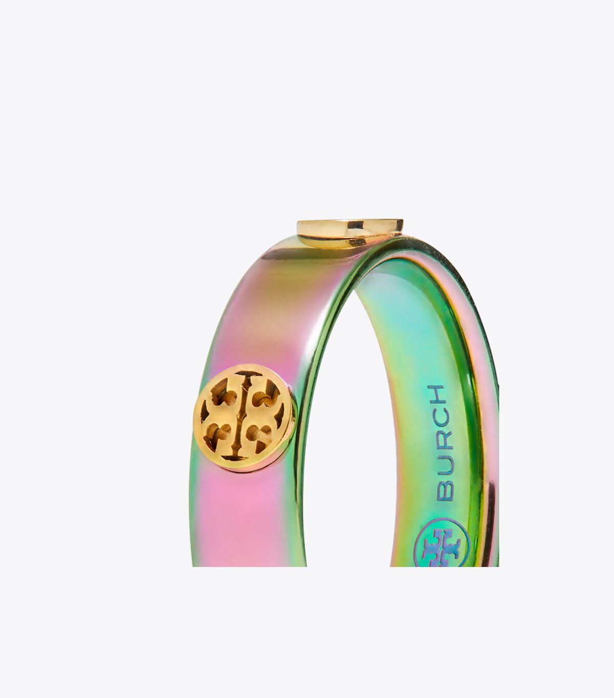 Women's Tory Burch Miller Stud Ring Gold / Pink | TCYFLR-398 - Tory Burch Outlet Sale