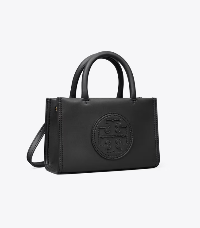 Women's Tory Burch Mini Ella Bio Handbag Black | HNDWYG-092 - Tory Burch Outlet Sale