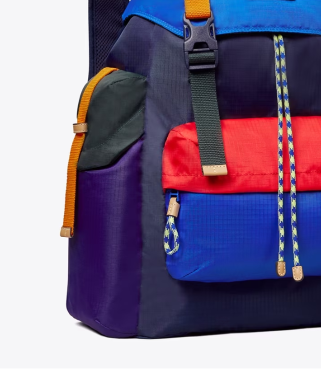 Women's Tory Burch Ripstop Backpacks Multicolor | QOFXBD-231 - Tory Burch Outlet Sale
