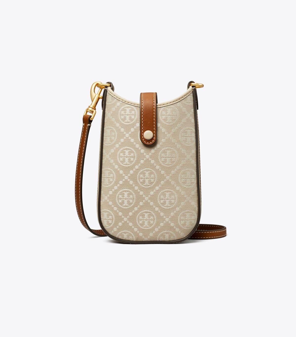Women's Tory Burch T Monogram Phone Crossbody Bags Beige | XLSCYK-926 - Tory Burch Outlet Sale