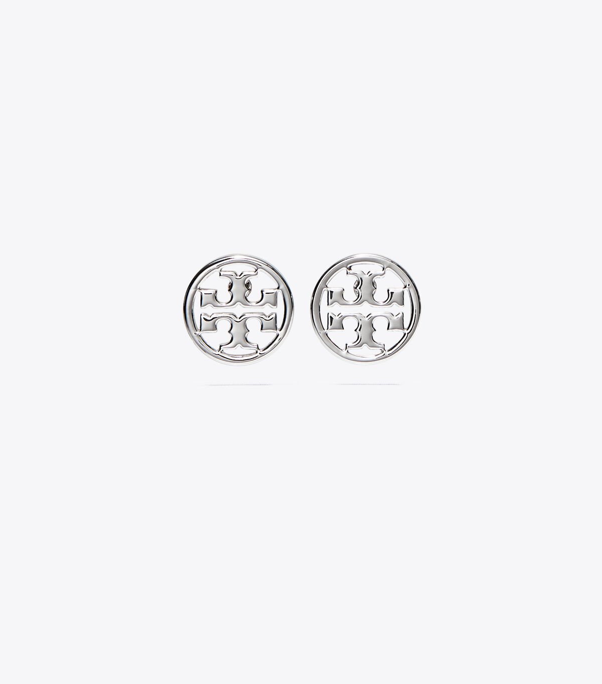 Women's Tory Burch Miller Stud Earrings Silver | GEWKBF-481 - Tory Burch Outlet Sale