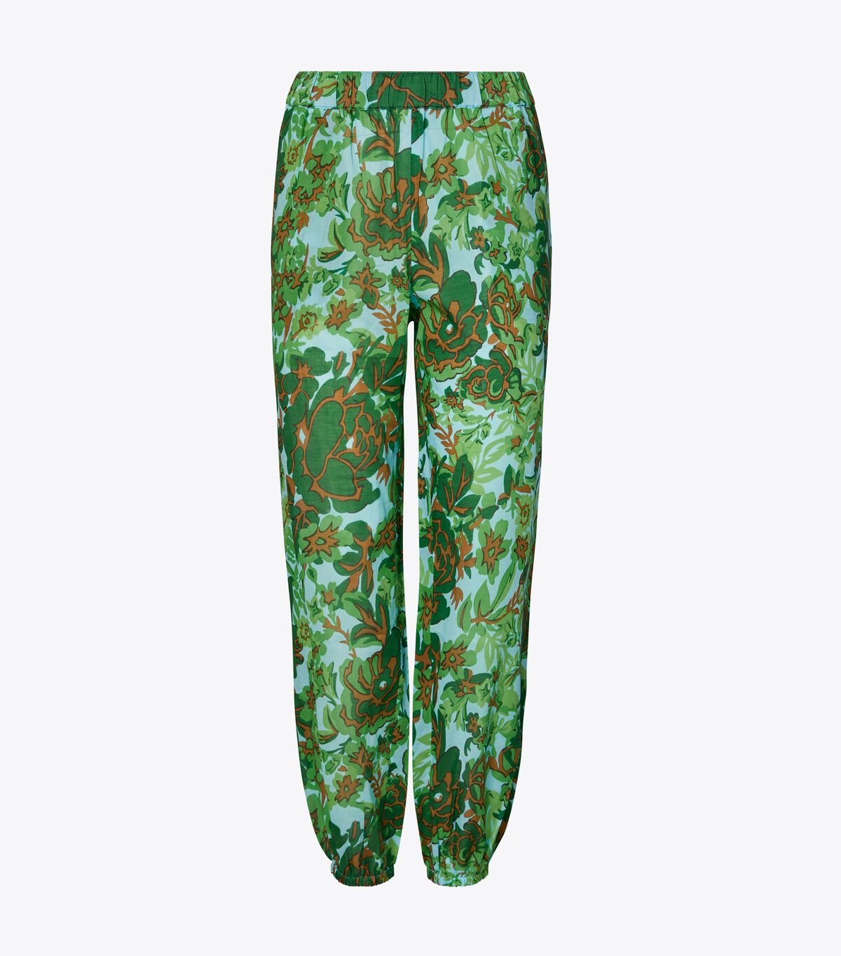 Women's Tory Burch Printed Beach Pants Green | WMOTEJ-961 - Tory Burch Outlet Sale