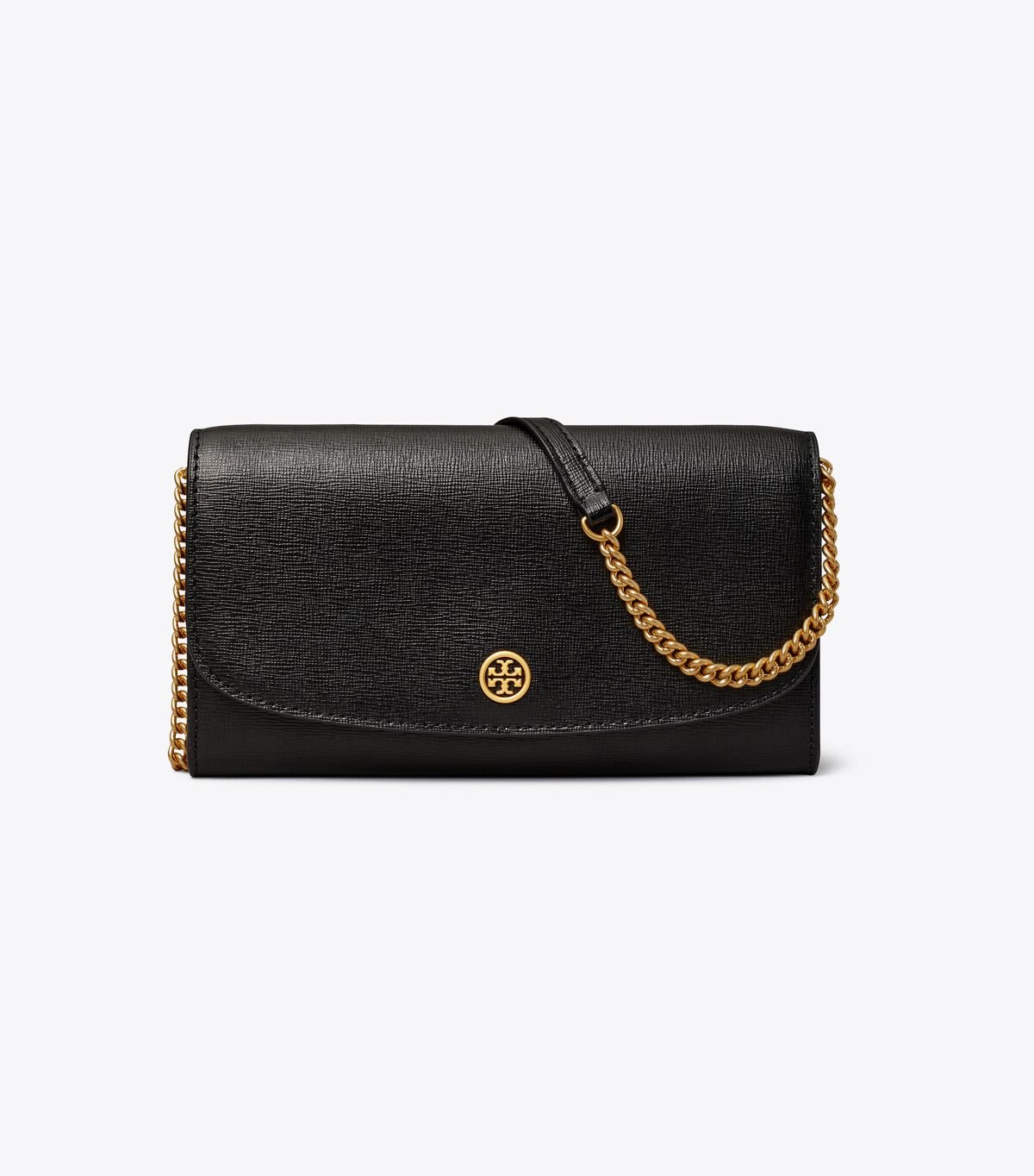 Women's Tory Burch Robinson Chain Crossbody Bags Black | DXGWKY-164 - Tory Burch Outlet Sale