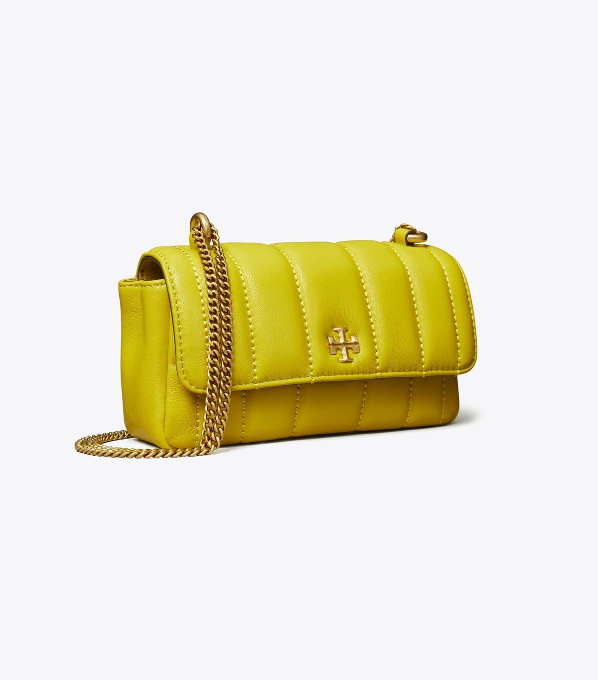Women's Tory Burch Mini Kira Flap Shoulder Bags Yellow | SGIZPX-894 - Tory Burch Outlet Sale
