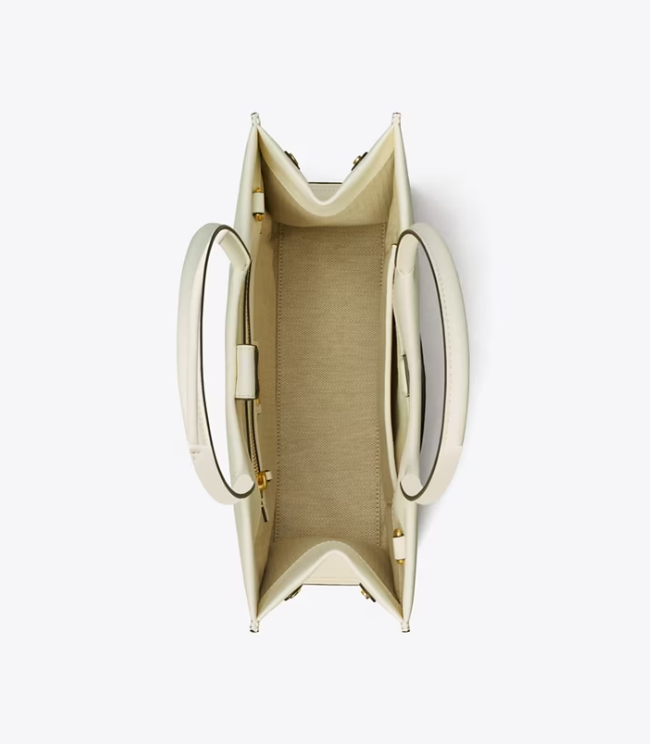 Women's Tory Burch Small Ella Bio Handbag White | CDSOYI-624 - Tory Burch Outlet Sale