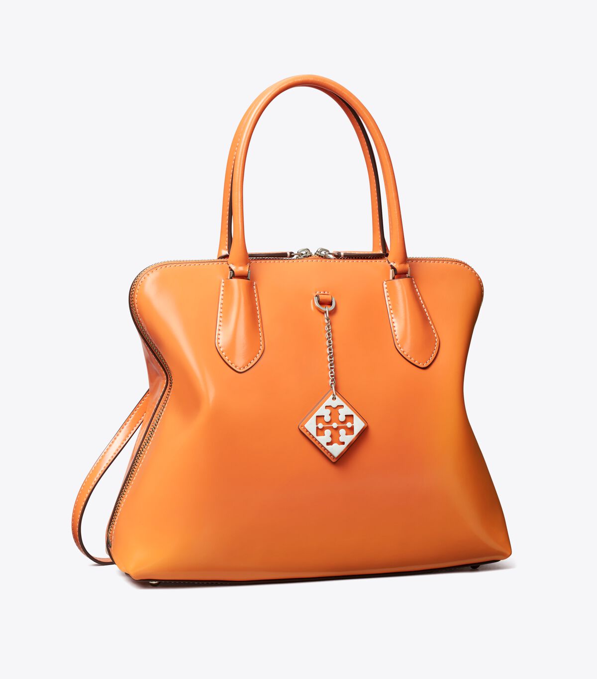 Women's Tory Burch Swing Satchel Tote Bags Orange | SBYIVM-468 - Tory Burch Outlet Sale