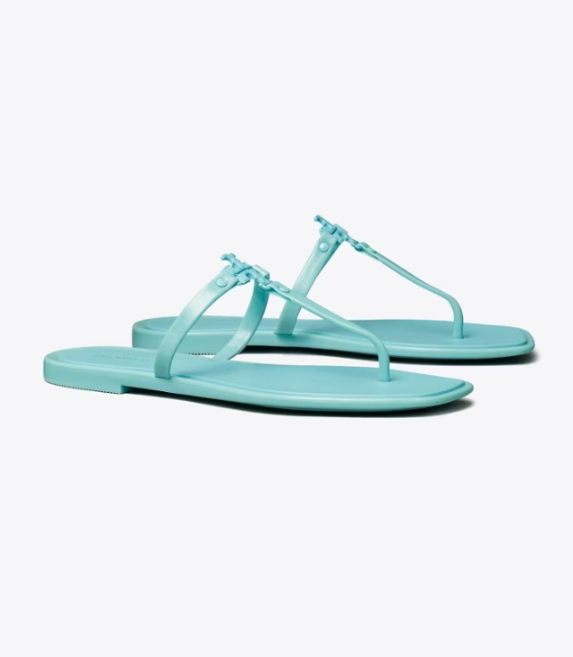 Women's Tory Burch Roxanne Jelly Sandals Light Blue | VTSQJB-204 - Tory Burch Outlet Sale