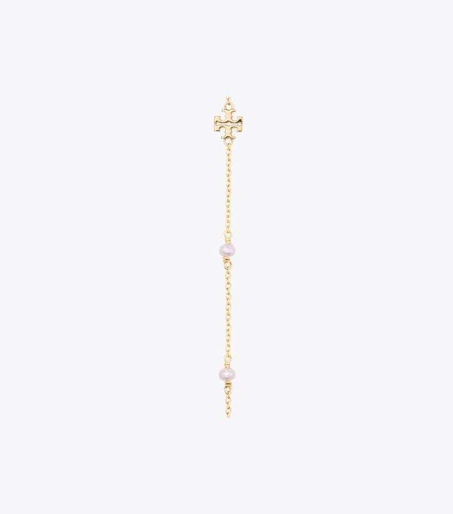 Women's Tory Burch Kira Pearl Delicate Necklace Gold | DYEGFJ-695 - Tory Burch Outlet Sale