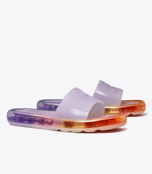 Women's Tory Burch Bubble Jelly Slides Multicolor | BAVIZU-742 - Tory Burch Outlet Sale