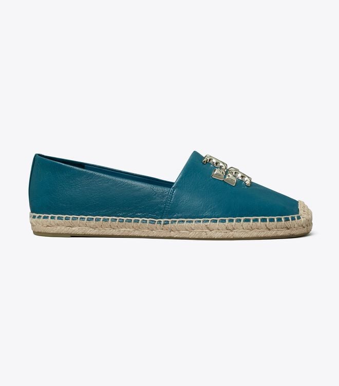 Women's Tory Burch Eleanor Espadrille Blue | RDMFGU-428 - Tory Burch Outlet Sale
