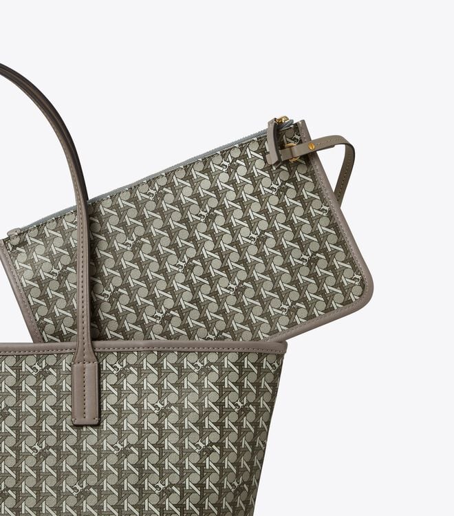 Women's Tory Burch Ever-ready Zip Tote Bags Grey | OUSIJP-123 - Tory Burch Outlet Sale