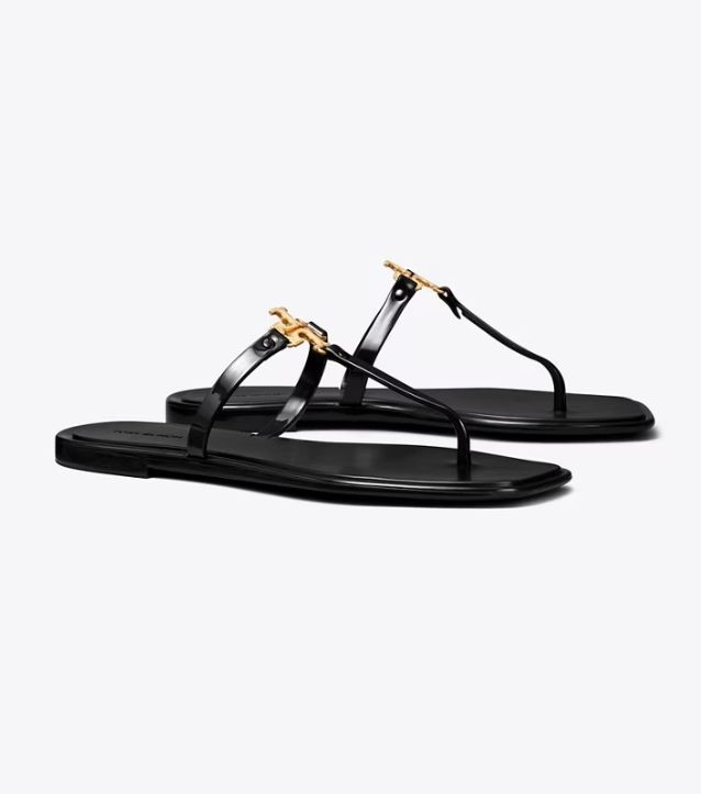 Women's Tory Burch Roxanne Jelly Sandals Black | SDBUYG-349 - Tory Burch Outlet Sale