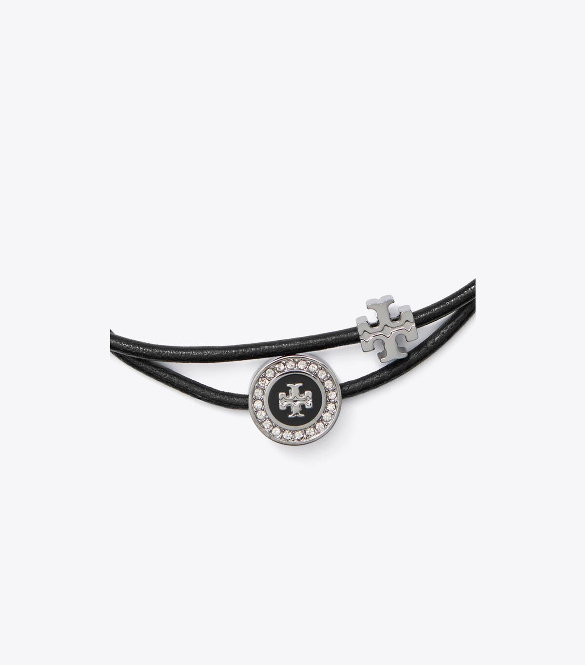 Women's Tory Burch Kira Enamel Pavé Slider Bracelet Black | VPFCGZ-015 - Tory Burch Outlet Sale