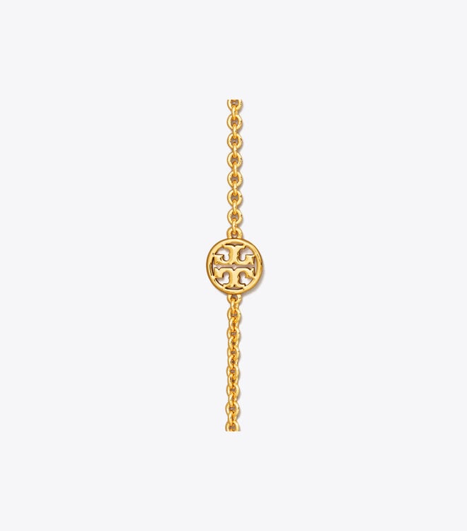 Women's Tory Burch Miller Delicate Necklace Gold | TZQRPO-208 - Tory Burch Outlet Sale