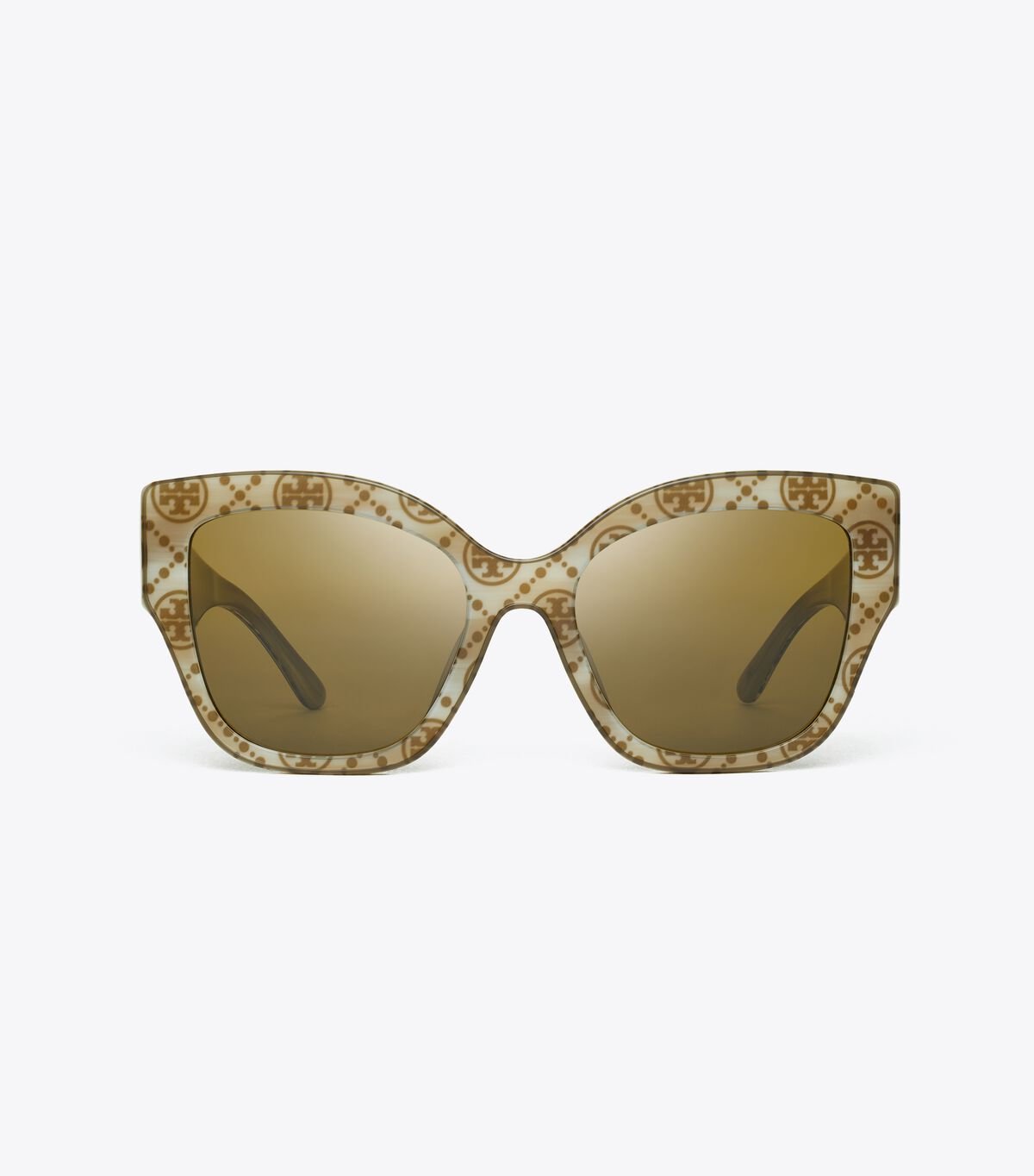 Women's Tory Burch Oversized Cat-eye Sunglasses Olive | YPWFOL-629 - Tory Burch Outlet Sale