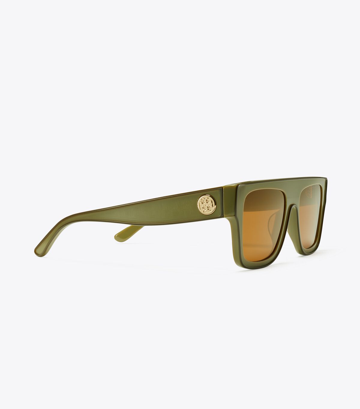 Women's Tory Burch Oversized Geometric Sunglasses Olive / Brown | MIOBPA-891 - Tory Burch Outlet Sale