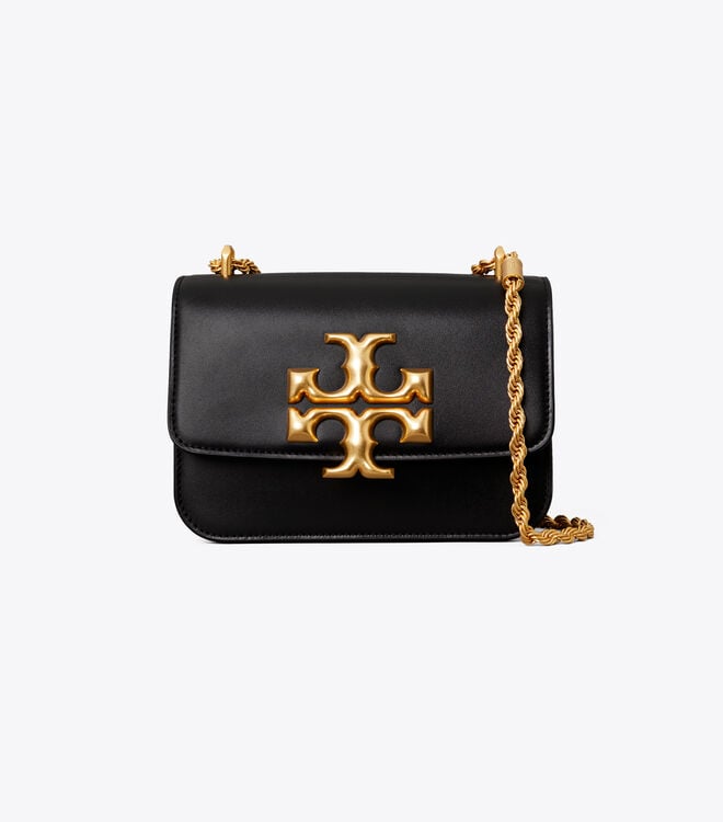 Women's Tory Burch Small Eleanor Crossbody Bags Black | GWNSRY-963 - Tory Burch Outlet Sale