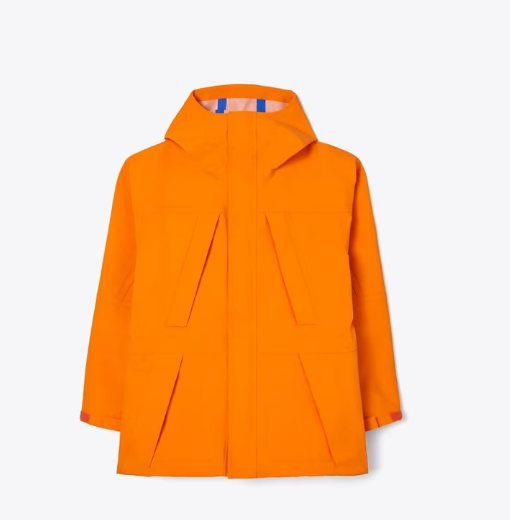 Women's Tory Burch All-weather Performance Nylon Jackets Orange | ZIWONG-675 - Tory Burch Outlet Sale
