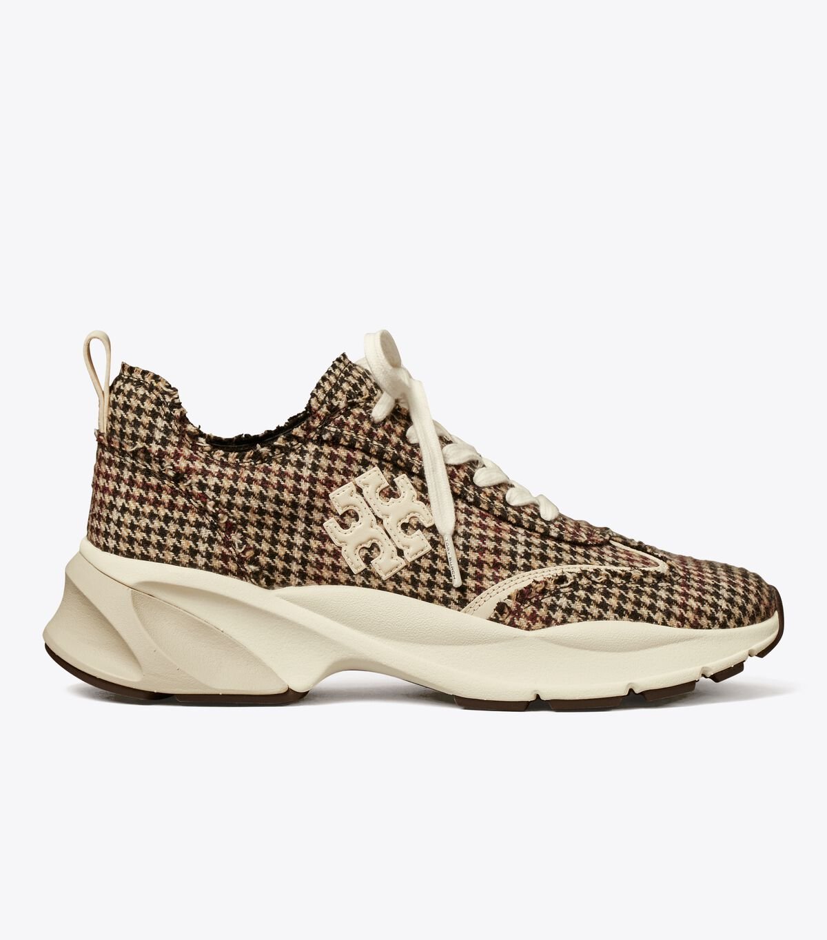Women's Tory Burch Good Luck Sneakers Brown | WHZRSM-435 - Tory Burch Outlet Sale