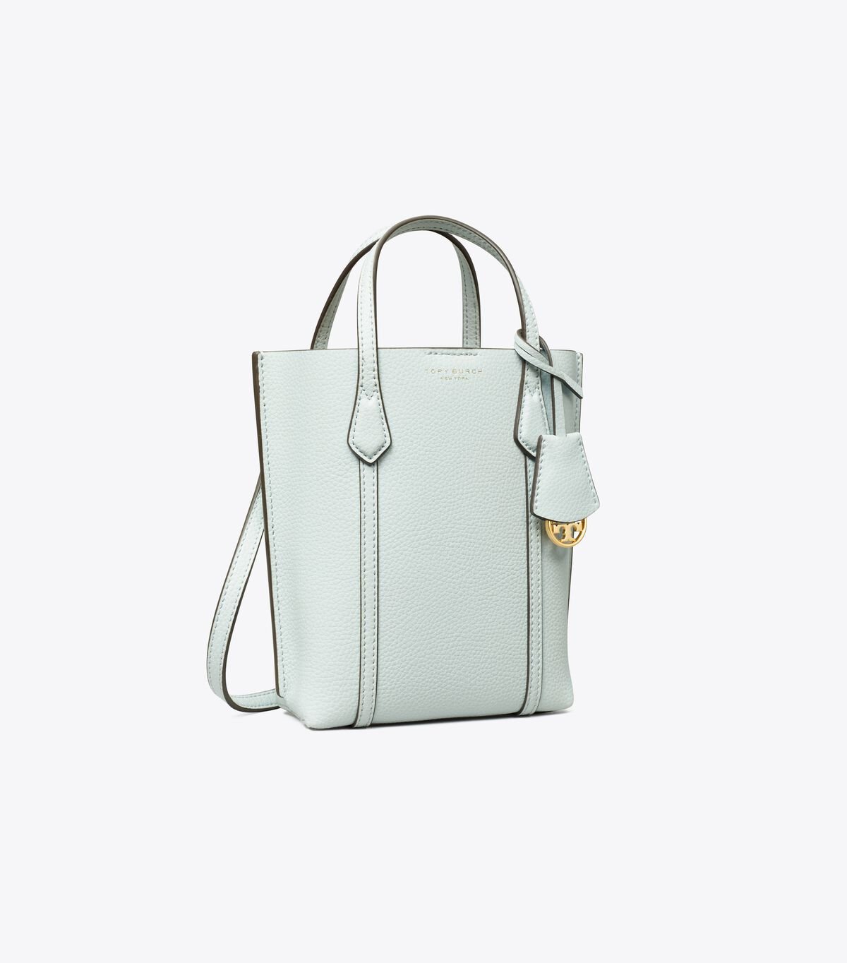 Women's Tory Burch Mini Perry Tote Bags Light Blue | WLRCNK-167 - Tory Burch Outlet Sale