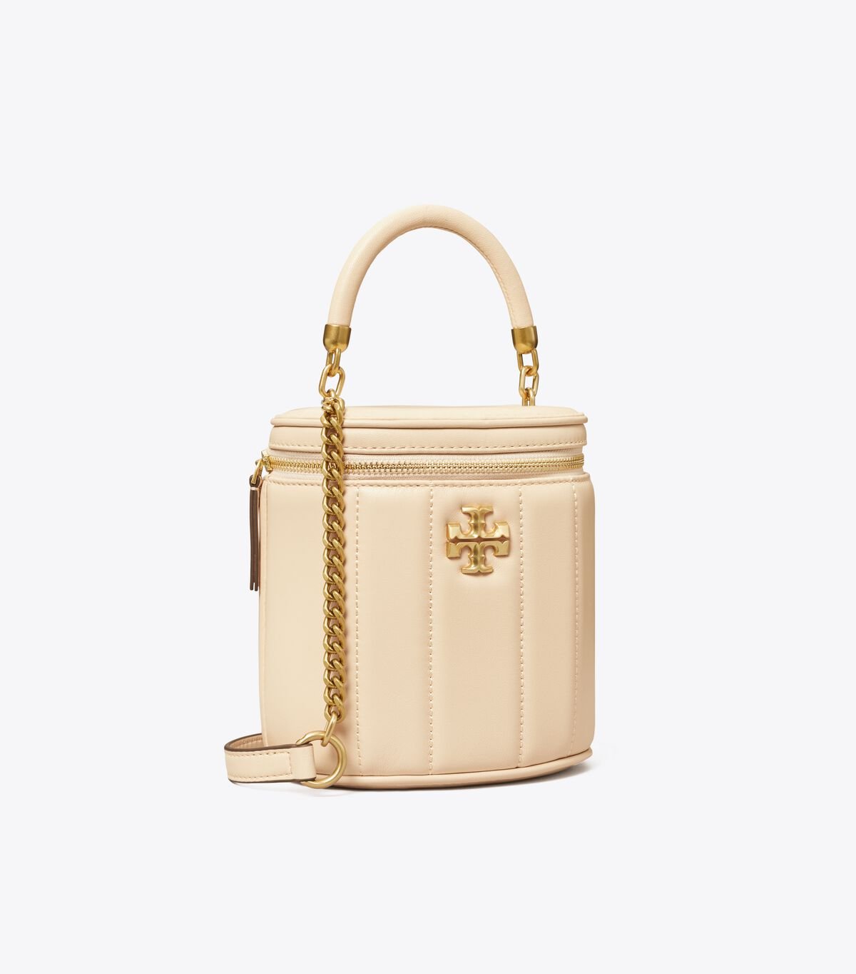 Women's Tory Burch Kira Vanity Case Crossbody Bags Cream | UKROFC-576 - Tory Burch Outlet Sale
