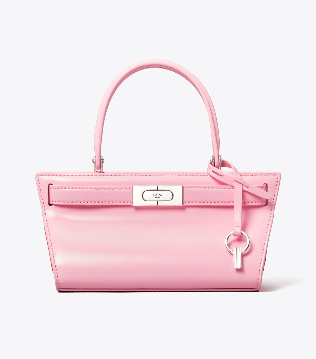 Women's Tory Burch Petite Lee Radziwill High-shine Crossbody Bags Pink | AIHKLV-873 - Tory Burch Outlet Sale