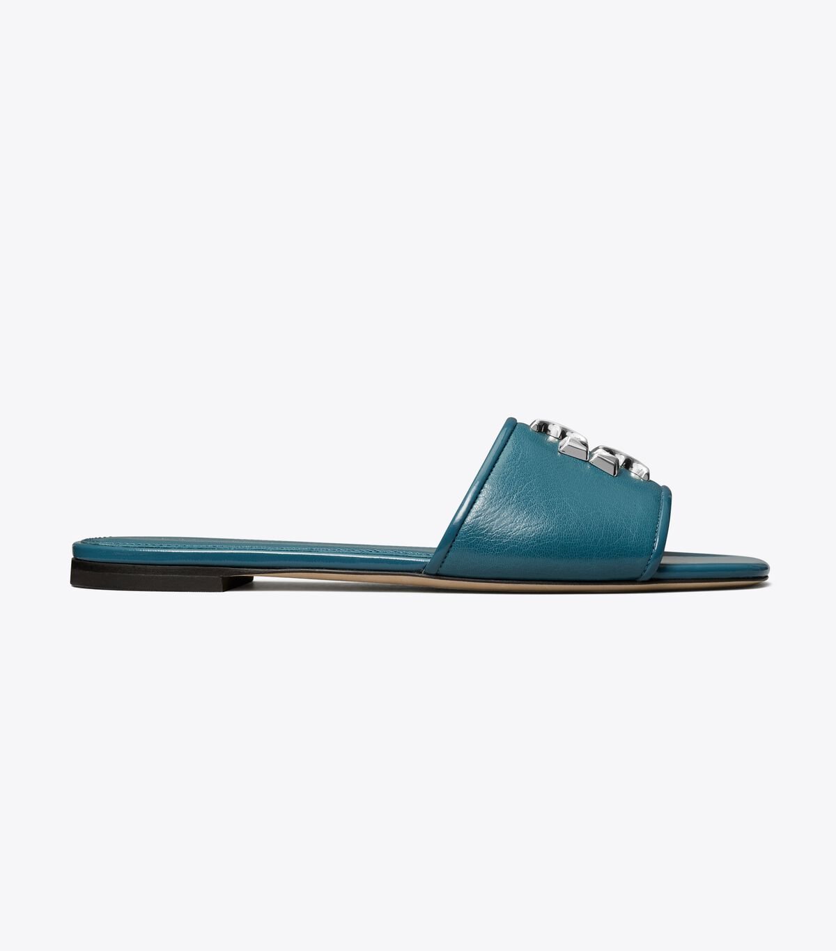 Women's Tory Burch Eleanor Slides Blue | XLAVZB-106 - Tory Burch Outlet Sale