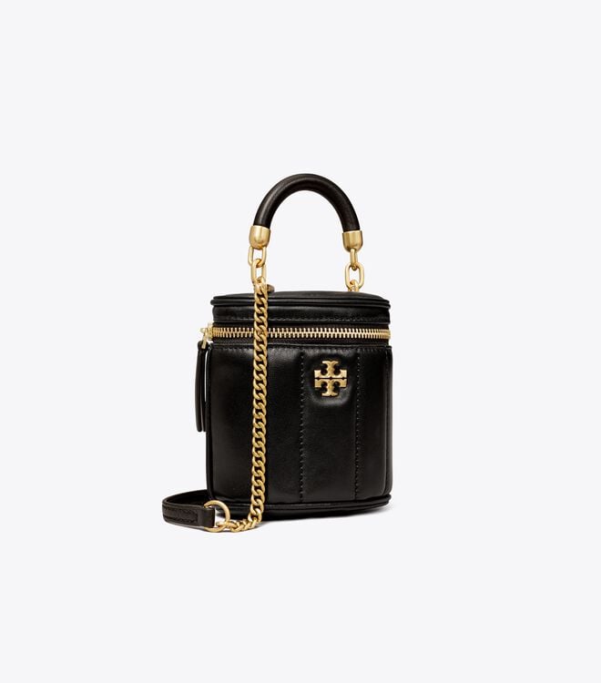 Women's Tory Burch Mini Kira Vanity Case Crossbody Bags Black | XHDGIZ-610 - Tory Burch Outlet Sale
