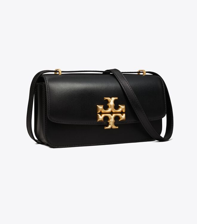 Women's Tory Burch Small Eleanor Crossbody Bags Black | RSNEIL-413 - Tory Burch Outlet Sale