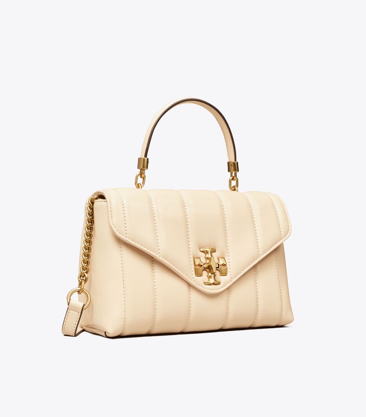 Women's Tory Burch Small Kira Quilted Satchel Bags Gold | VUXPGT-259 - Tory Burch Outlet Sale