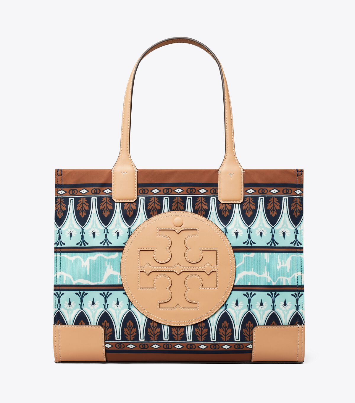 Women's Tory Burch Small Ella Printed Tote Bags Multicolor | AGMBHT-230 - Tory Burch Outlet Sale