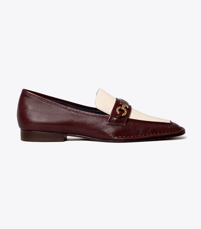 Women's Tory Burch Perrine Loafers Chocolate | PLZQFT-208 - Tory Burch Outlet Sale