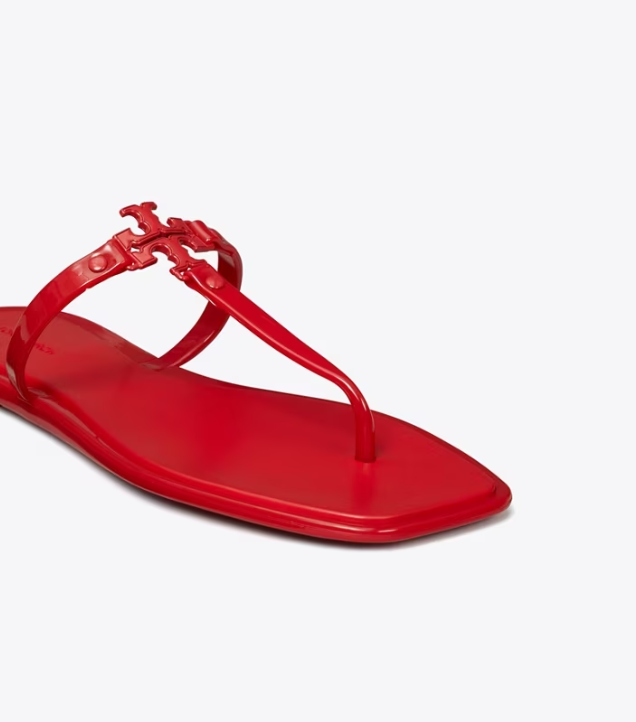 Women's Tory Burch Roxanne Jelly Sandals Red | QTOUKX-309 - Tory Burch Outlet Sale
