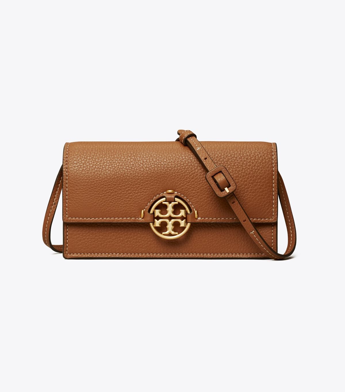 Women's Tory Burch Miller Crossbody Bags Brown | PZTIGA-297 - Tory Burch Outlet Sale