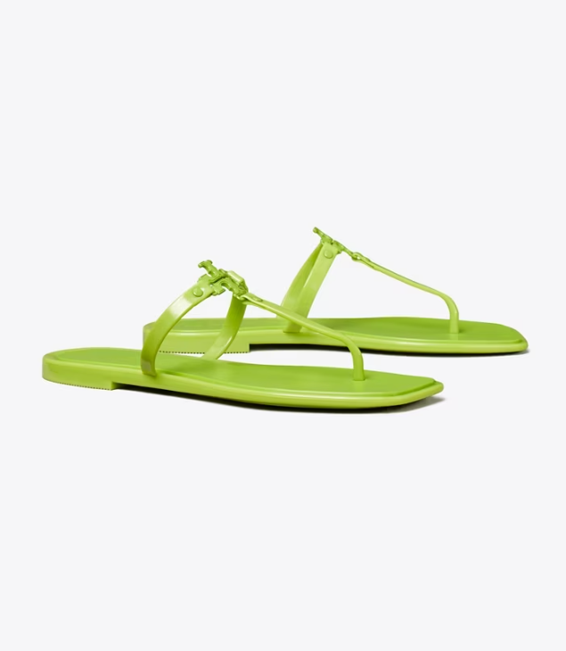 Women's Tory Burch Roxanne Jelly Sandals Light Green | CUKQRB-034 - Tory Burch Outlet Sale
