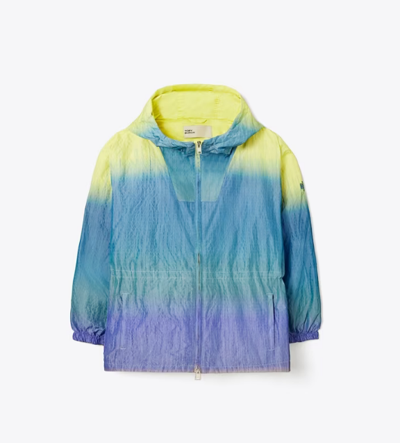 Women's Tory Burch Ripstop Gradient Full-zip Windbreaker Multicolor | OJIATU-943 - Tory Burch Outlet Sale
