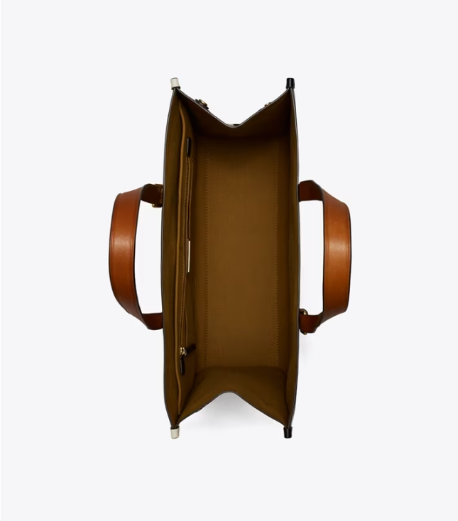 Women's Tory Burch T Monogram Contrast Embossed Handbag Black | MJUGQR-907 - Tory Burch Outlet Sale