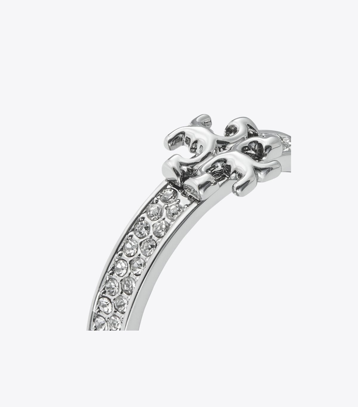 Women's Tory Burch Kira Pavé Enamel Ring Silver | VHGCST-381 - Tory Burch Outlet Sale