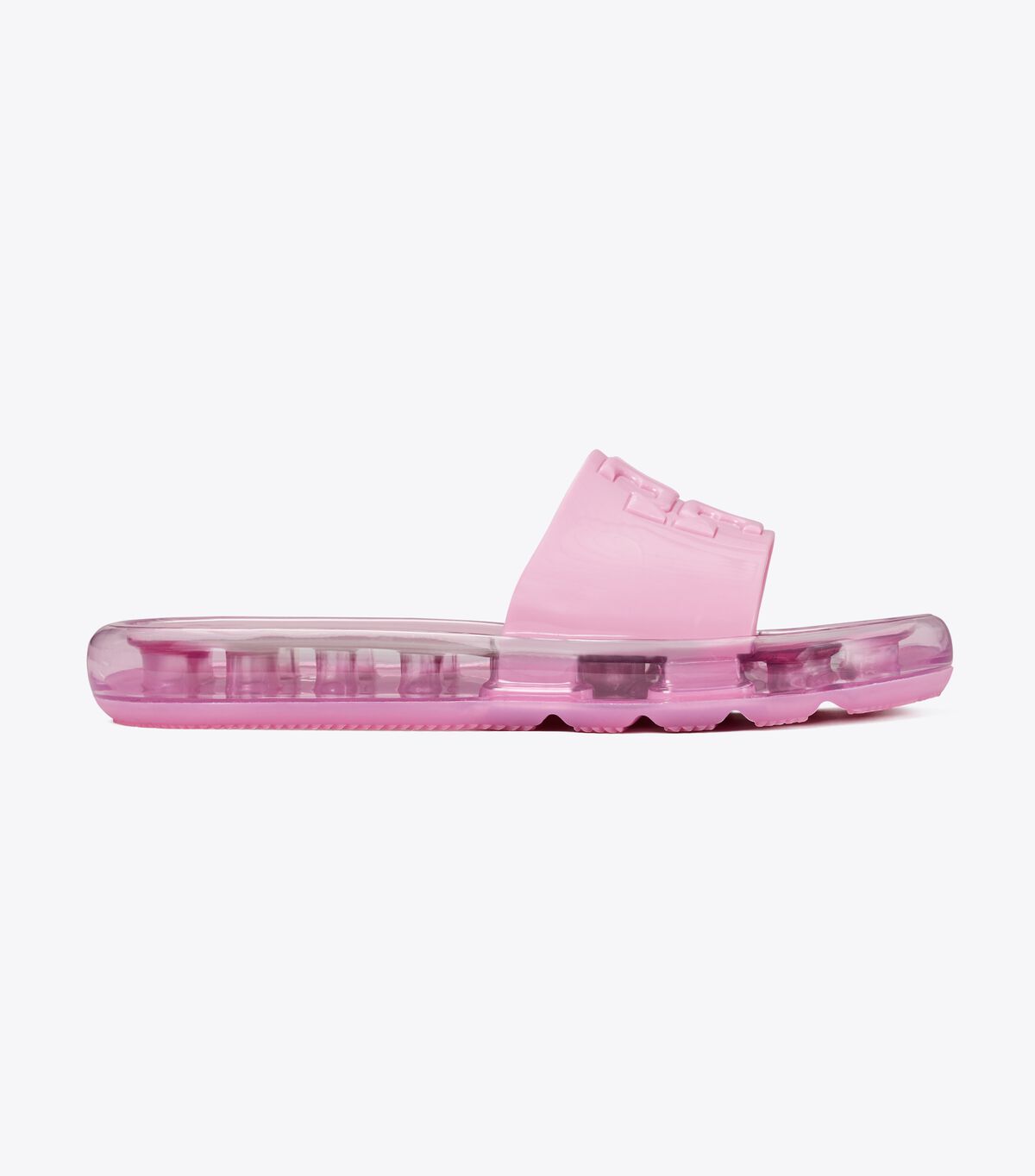 Women's Tory Burch Bubble Jelly Slides Pink | QOZXJS-649 - Tory Burch Outlet Sale