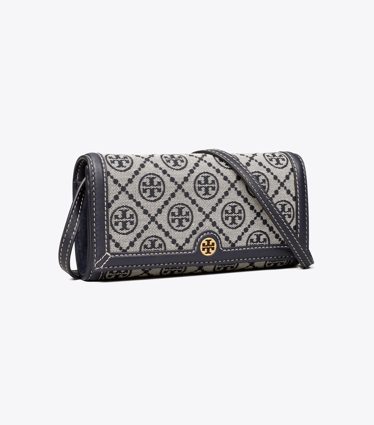 Women's Tory Burch T Monogram Crossbody Bags Navy | IQGXAF-873 - Tory Burch Outlet Sale