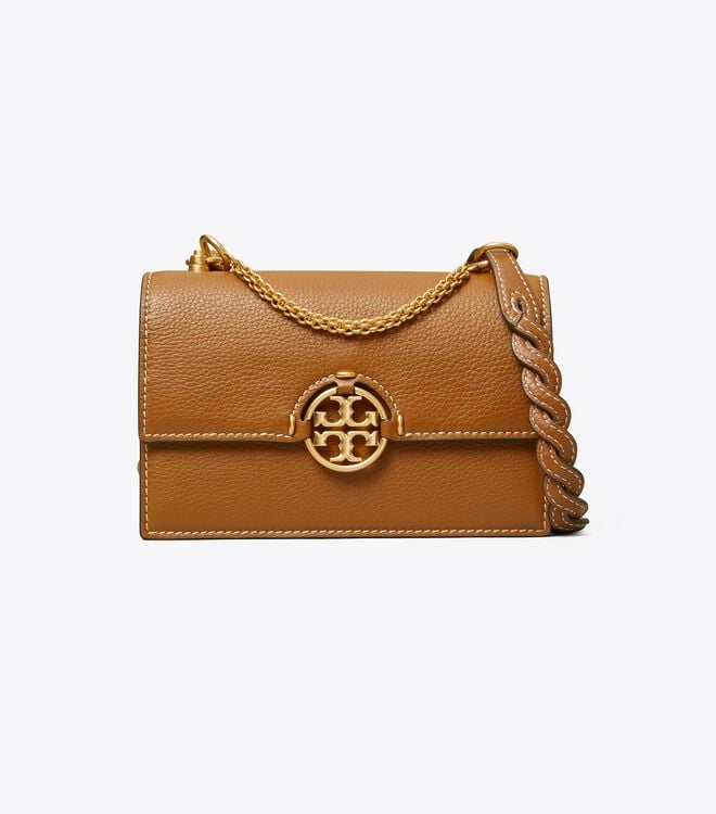 Women's Tory Burch Miller Mini Bags Light Brown | VJDCNM-465 - Tory Burch Outlet Sale