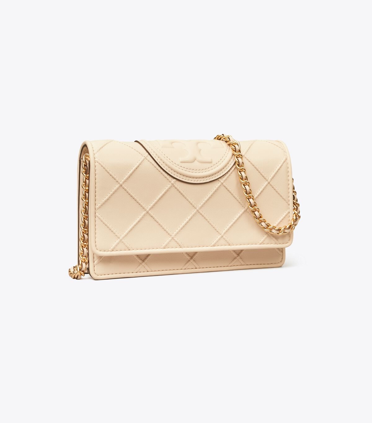 Women's Tory Burch Fleming Soft Chain Crossbody Bags Cream | GZIUSC-136 - Tory Burch Outlet Sale