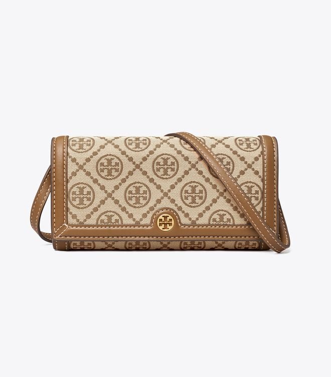 Women's Tory Burch T Monogram Crossbody Bags Beige | XNHJVS-084 - Tory Burch Outlet Sale