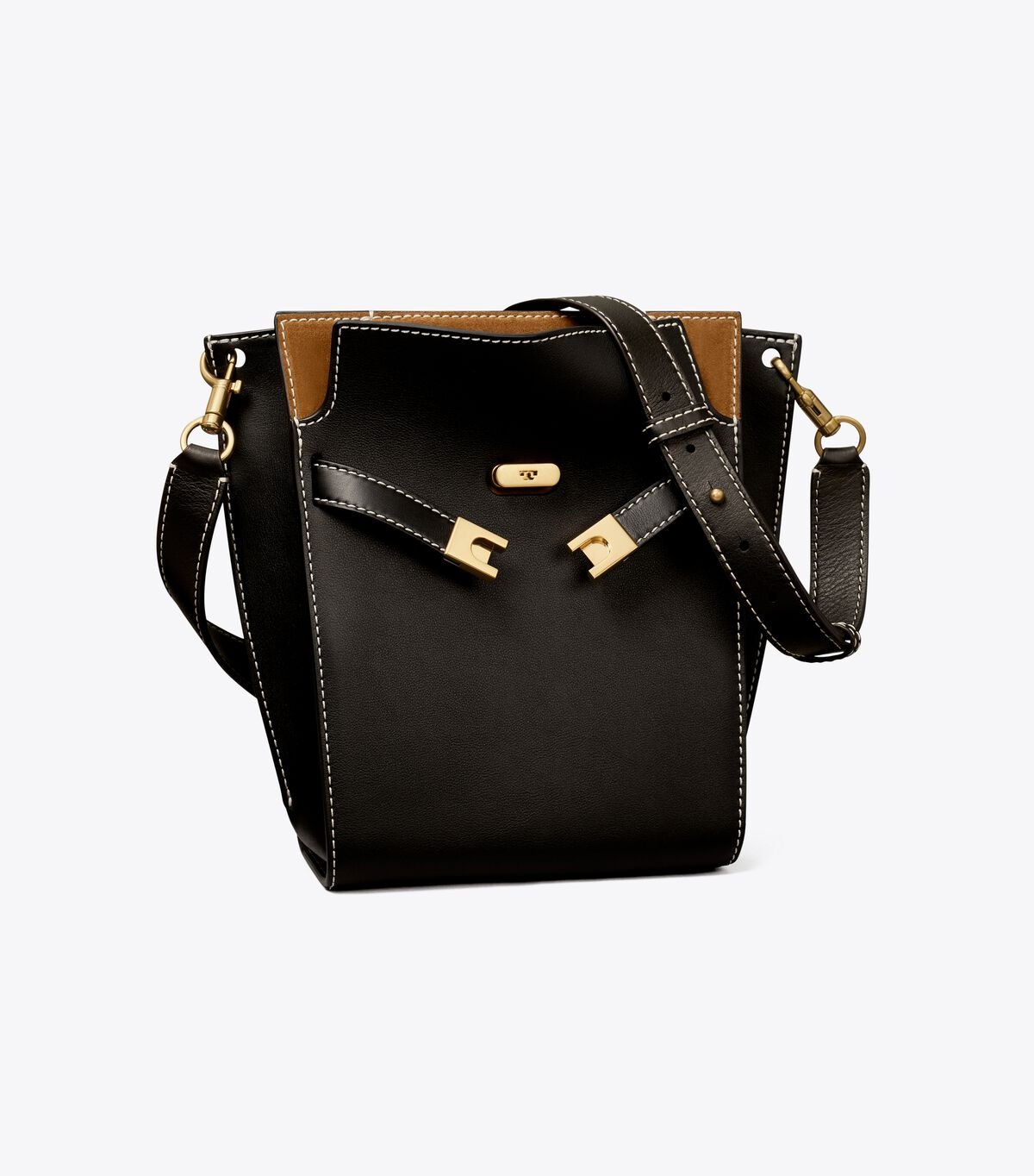 Women's Tory Burch Lee Radziwill Double Bucket Bags Black | PVOFCJ-392 - Tory Burch Outlet Sale