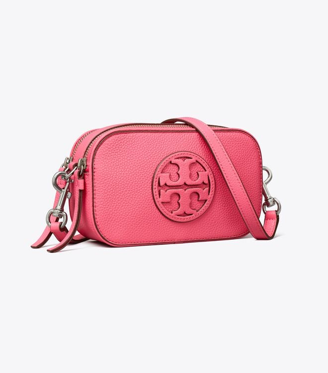 Women's Tory Burch Mini Miller Crossbody Bags Pink | PKNLQV-746 - Tory Burch Outlet Sale