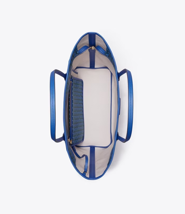 Women's Tory Burch Ever-ready Zip Handbag Blue | PQAMYK-987 - Tory Burch Outlet Sale